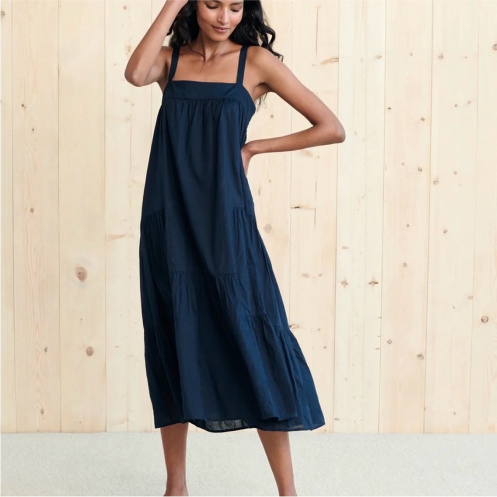 Jenni Kayne Summer Dress Navy Sz Small